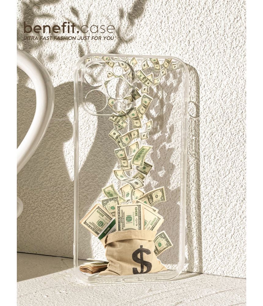 Case Phone Bag Transparent Money