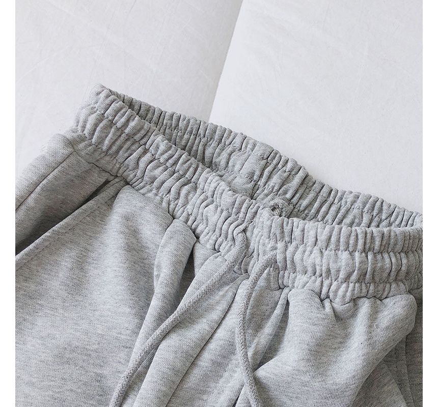 Waist Applique Plain Shorts High Label