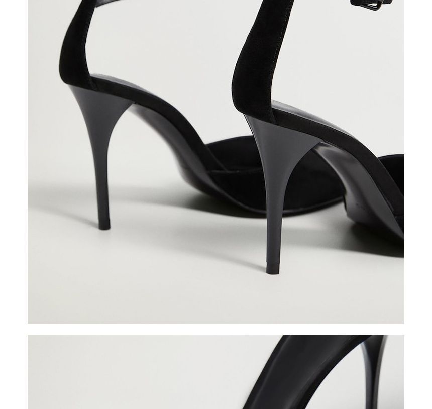 Pumps High-Heel Pointed D'Orsay Plain