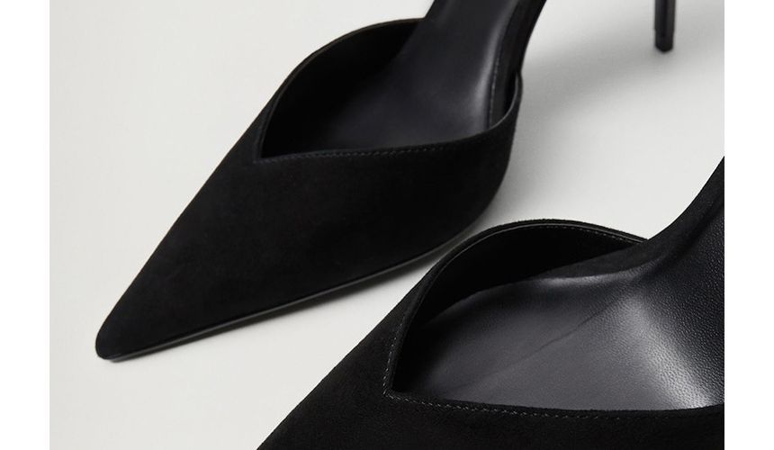 Pumps High-Heel Pointed D'Orsay Plain