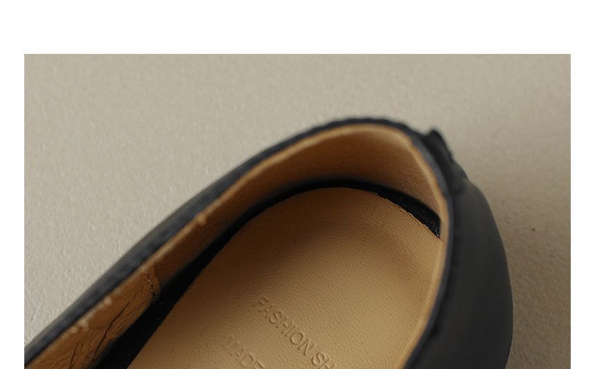 Flats Buckled Pointed Strap