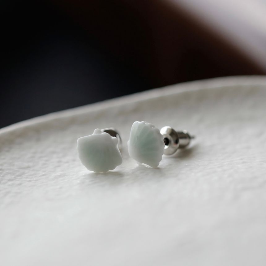 Sterling Silver Earring Shell