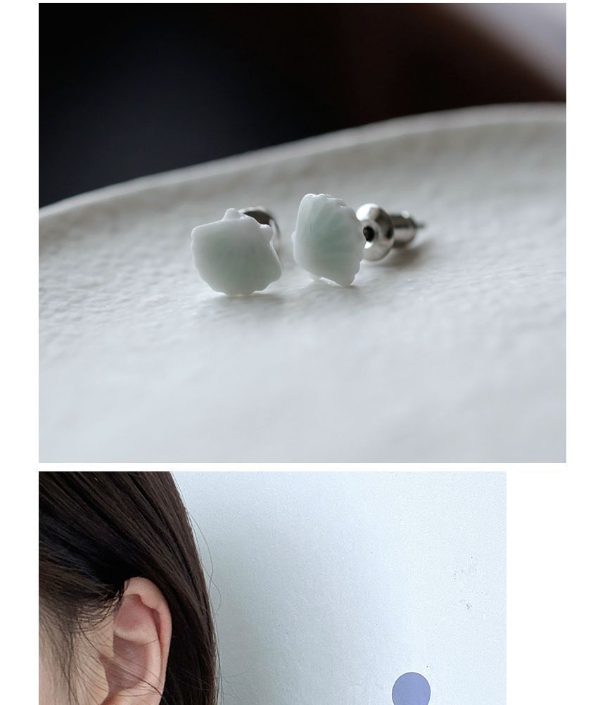 Sterling Silver Earring Shell