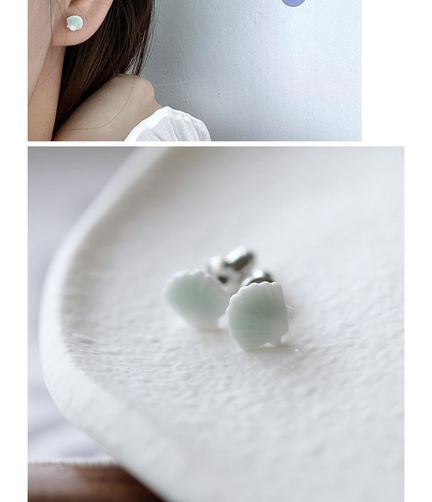 Sterling Silver Earring Shell