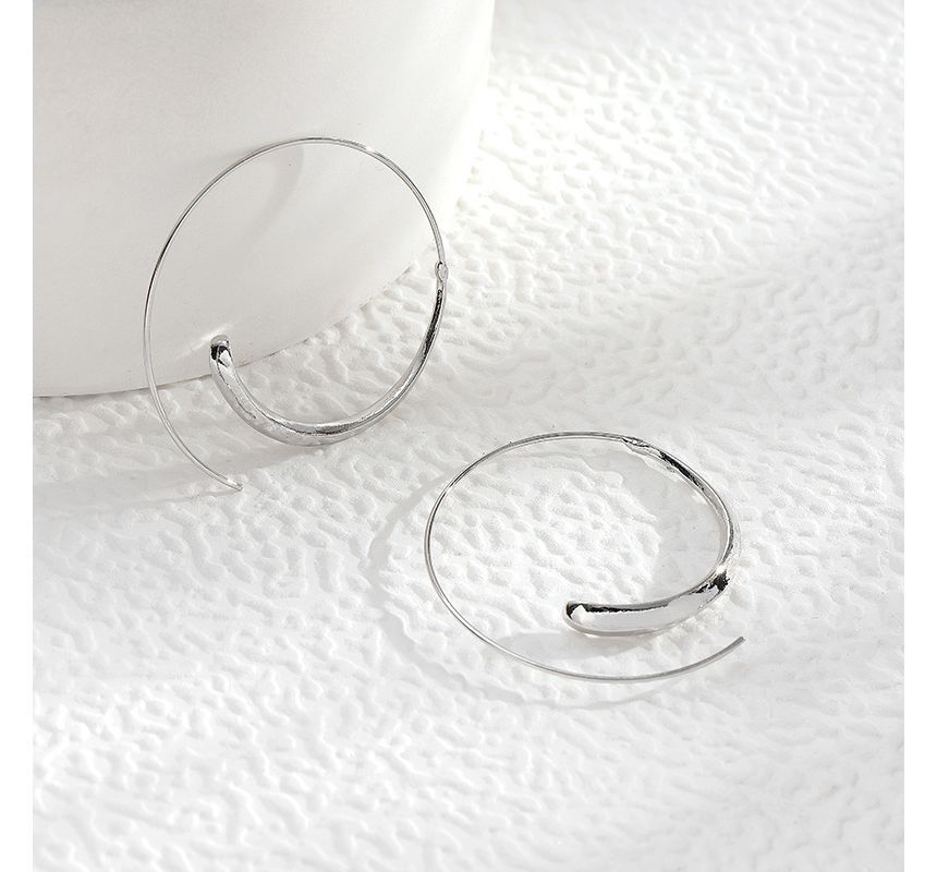 Oval Alloy Earring