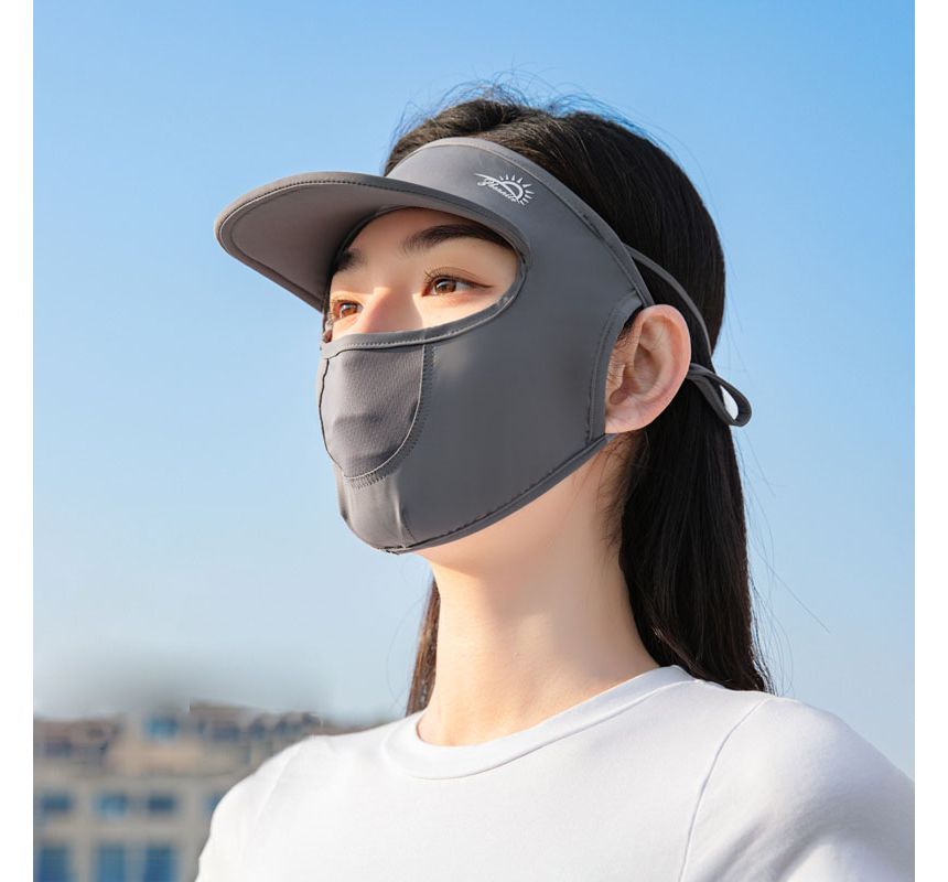 Cover Protection Face with Brim Plain Sun