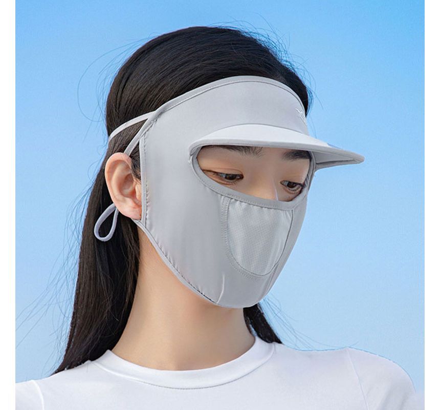 Cover Protection Face with Brim Plain Sun