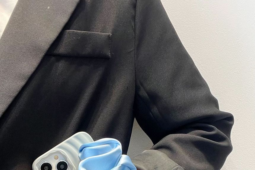 Fabric Strap Phone Shirred Case