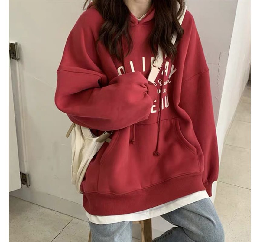 Oversized Hoodie Lettering