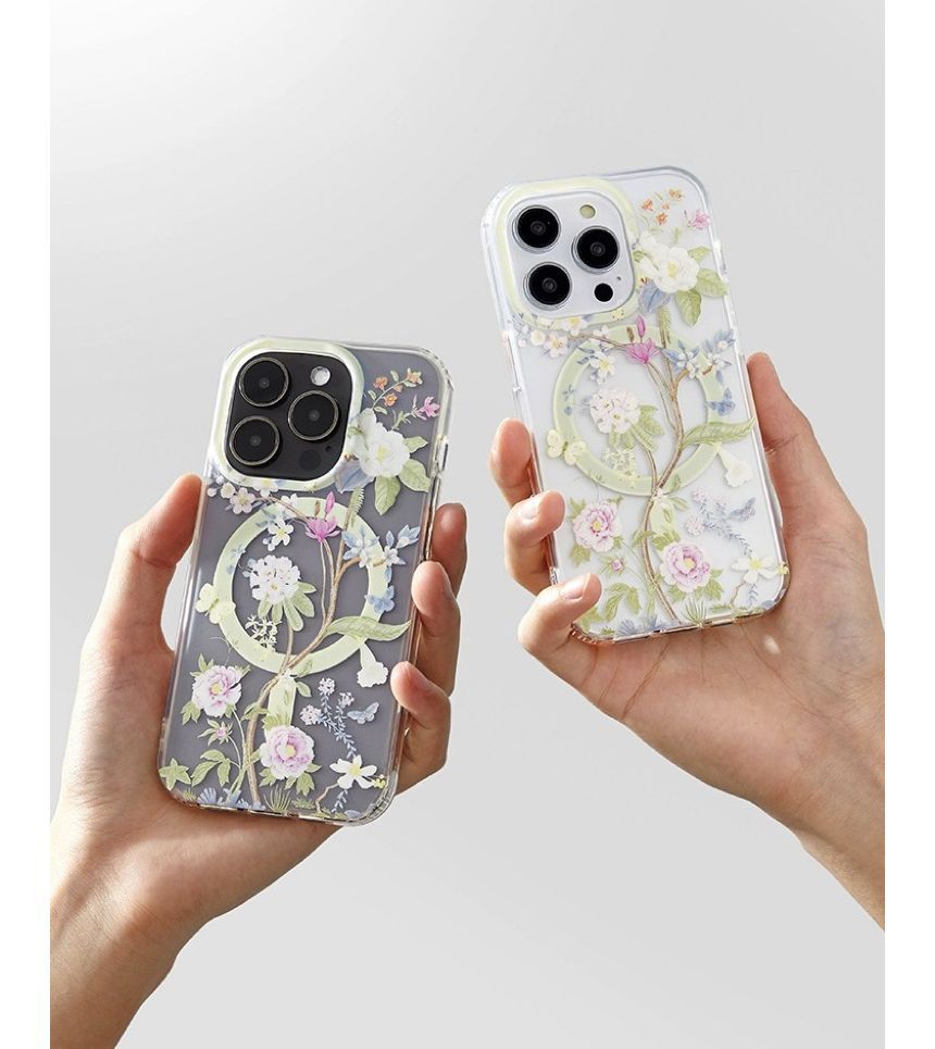 Case Floral MagSafe Phone
