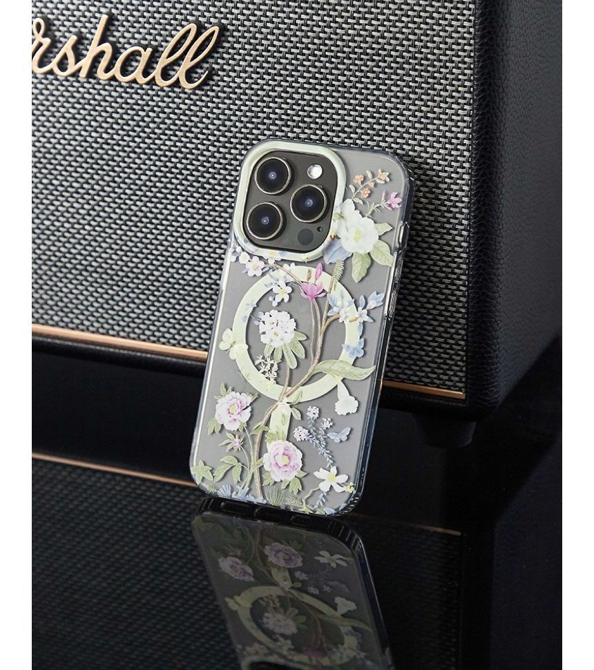 Floral Case Phone MagSafe