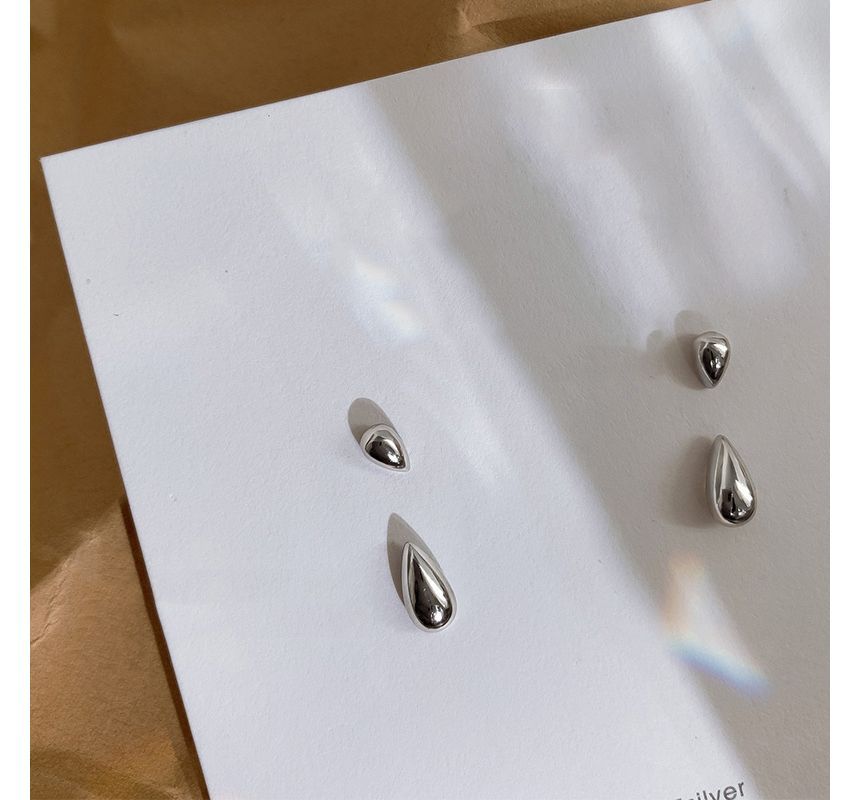 Silver Sterling Droplet Earring