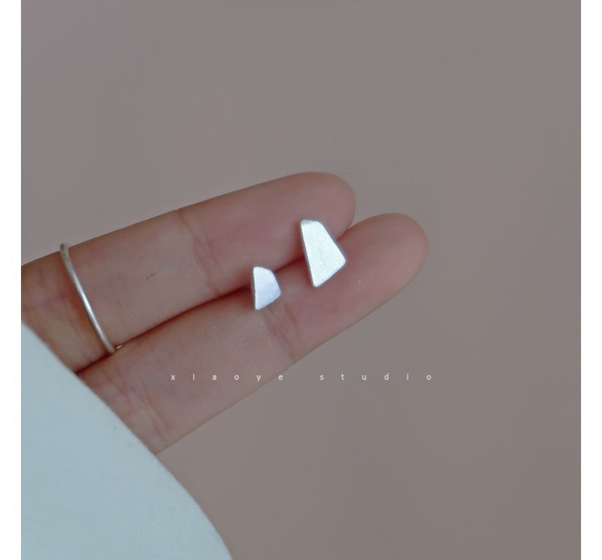 Earring Silver Geometric Sterling