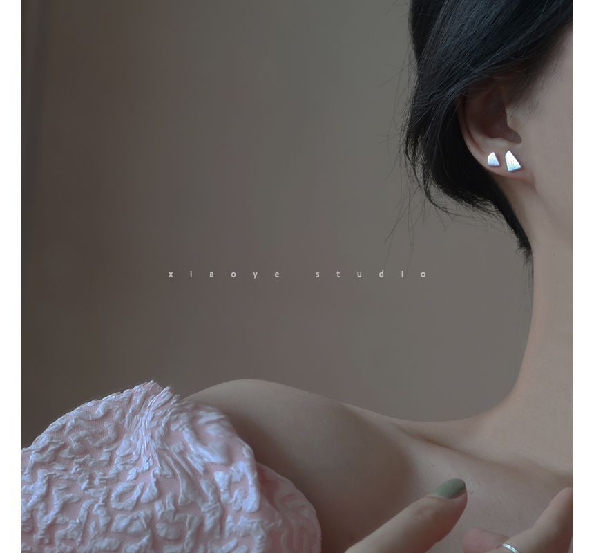 Earring Silver Geometric Sterling