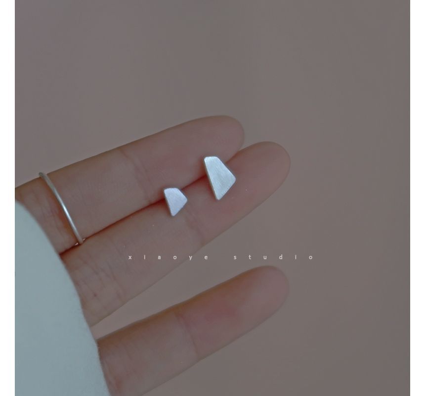 Earring Silver Geometric Sterling