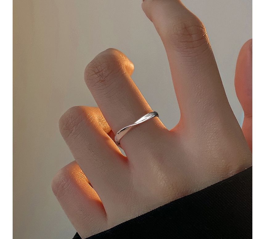 Twisted Open Ring Sterling Silver