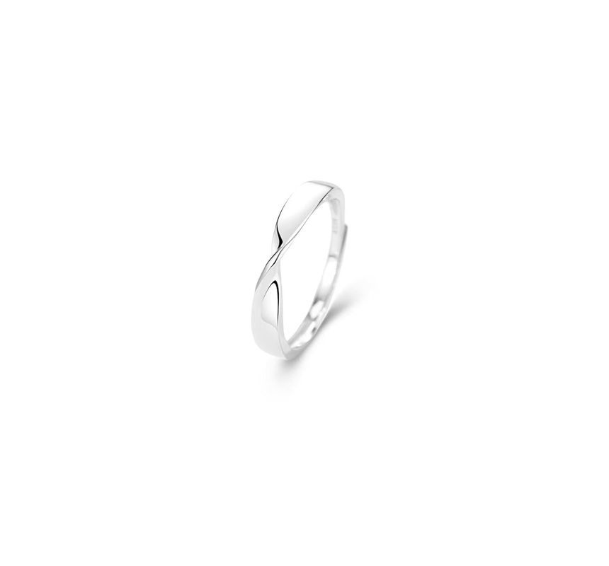 Twisted Open Ring Sterling Silver