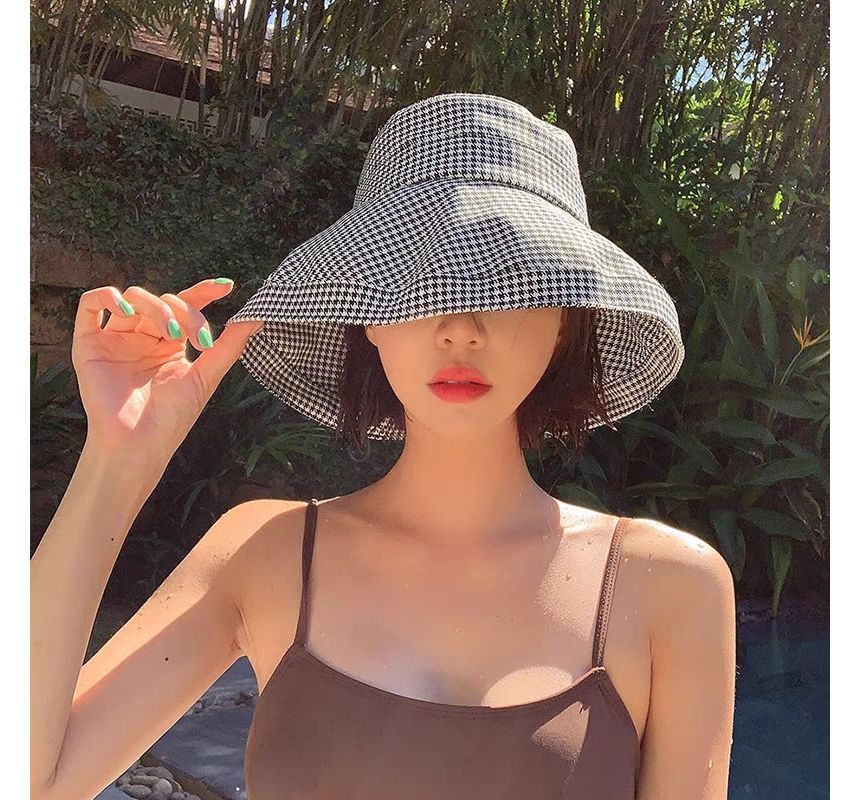 Bucket Hat Houndstooth