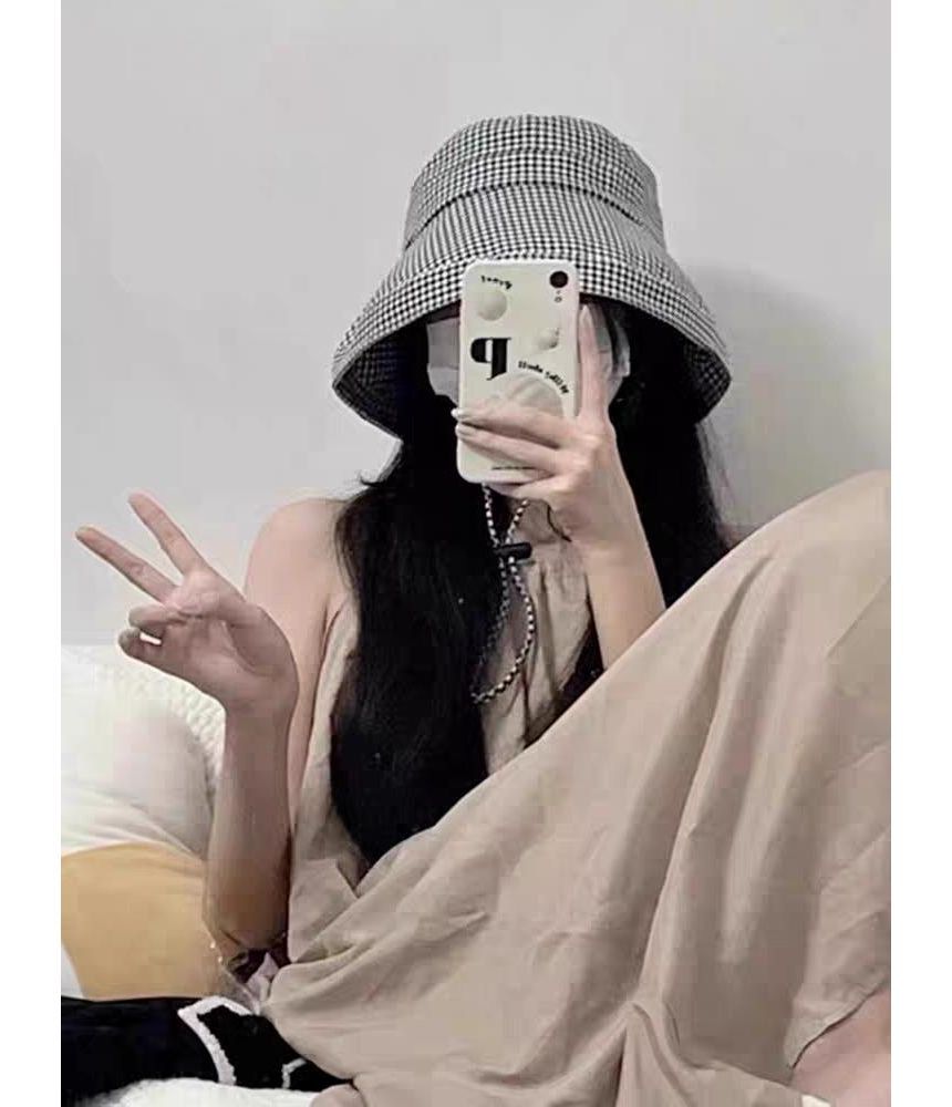 Bucket Hat Houndstooth