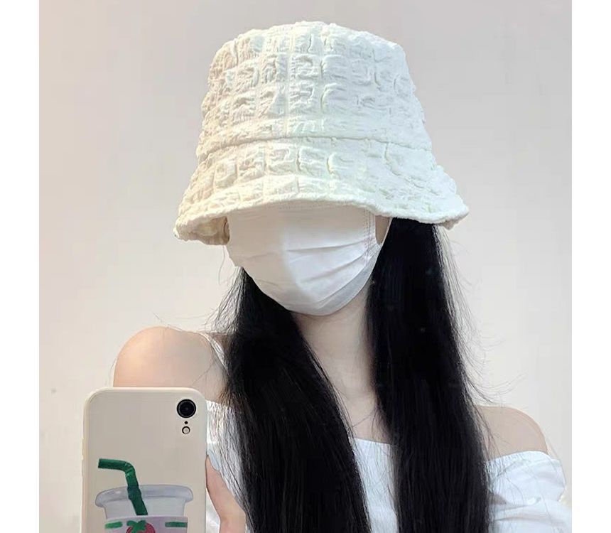 Puffed Plain Hat Bucket