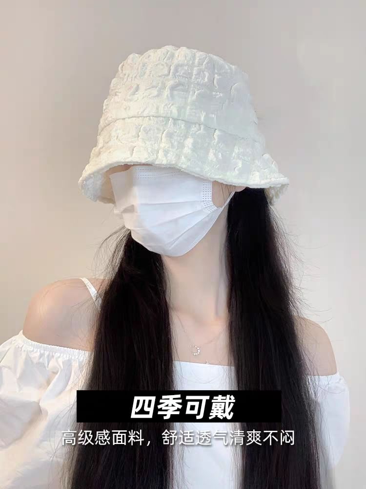 Puffed Plain Hat Bucket