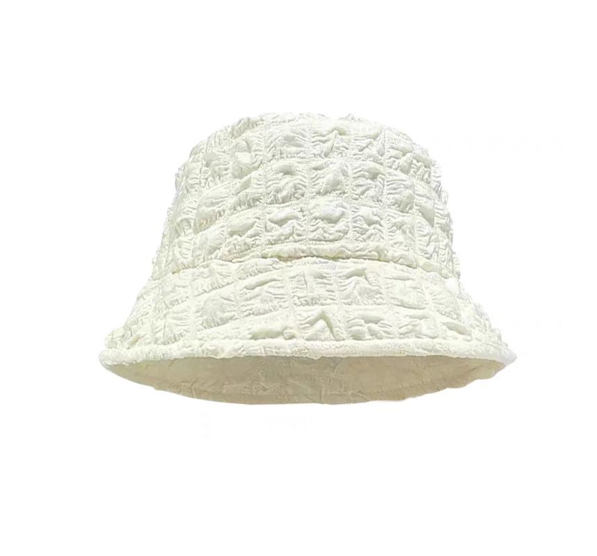 Puffed Plain Hat Bucket