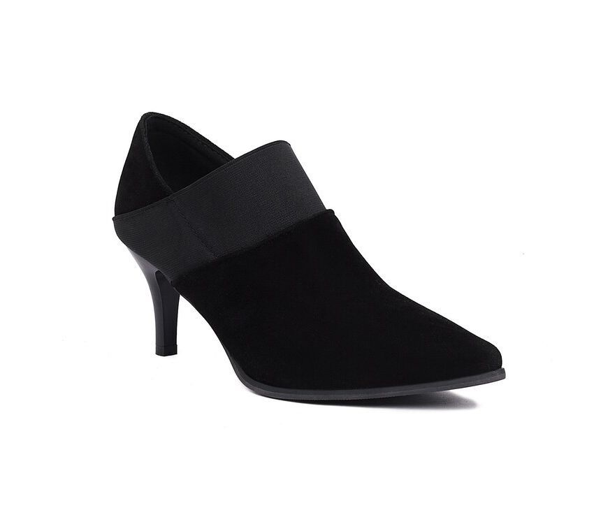 Pointy Toe High Heel Ankle Boots