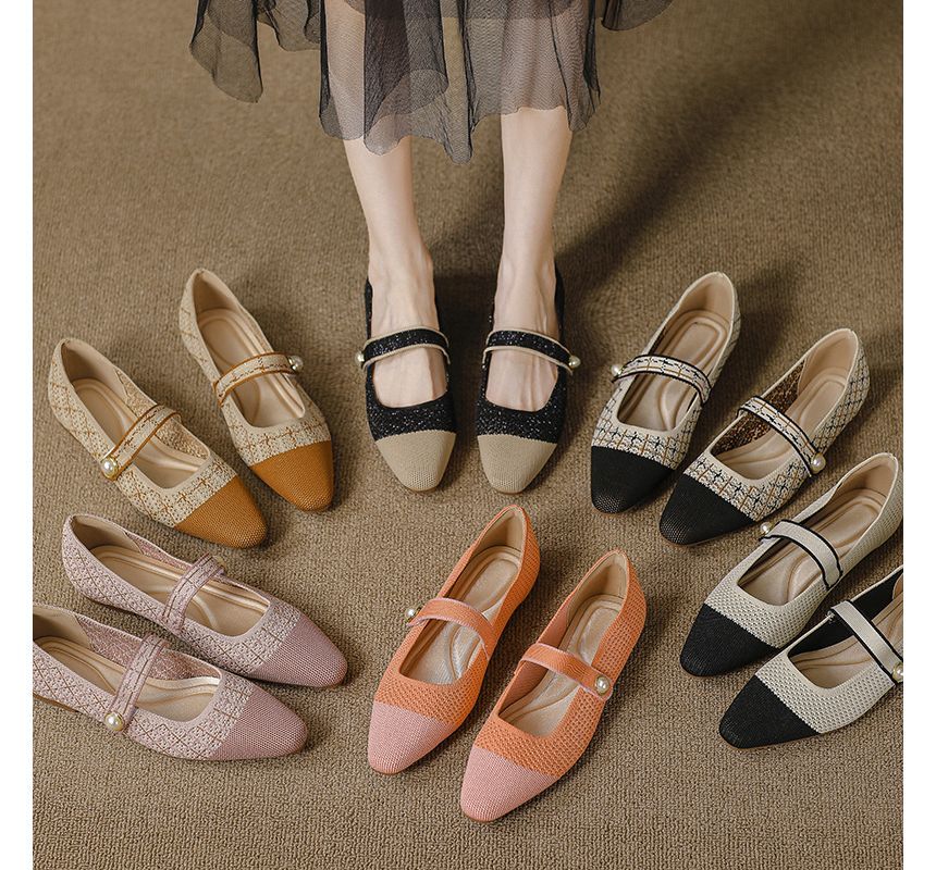 Toe Cap Shoes Mary Jane