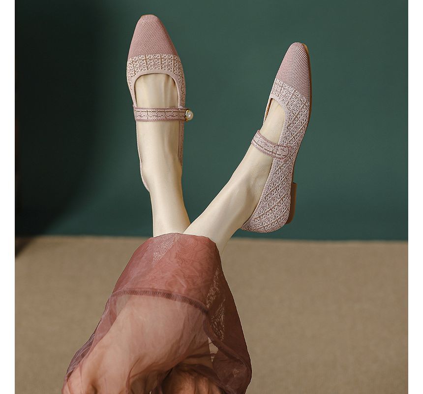 Toe Cap Shoes Mary Jane