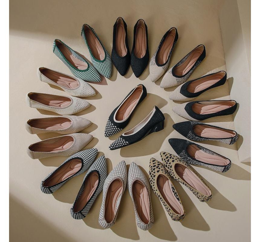 Pointed Pumps Wedge