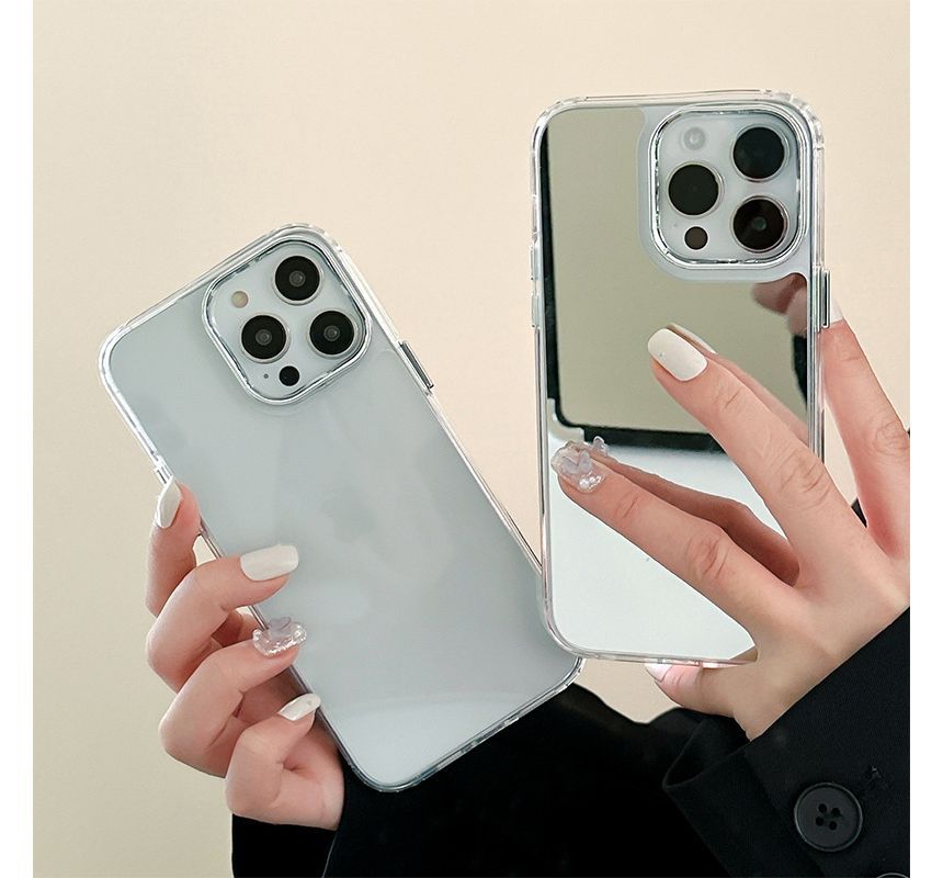 / Case Mirrored Phone Transparent