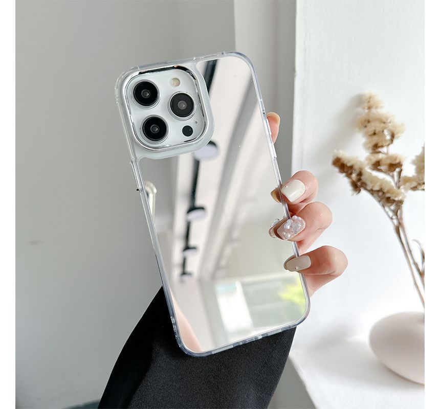 / Case Mirrored Phone Transparent