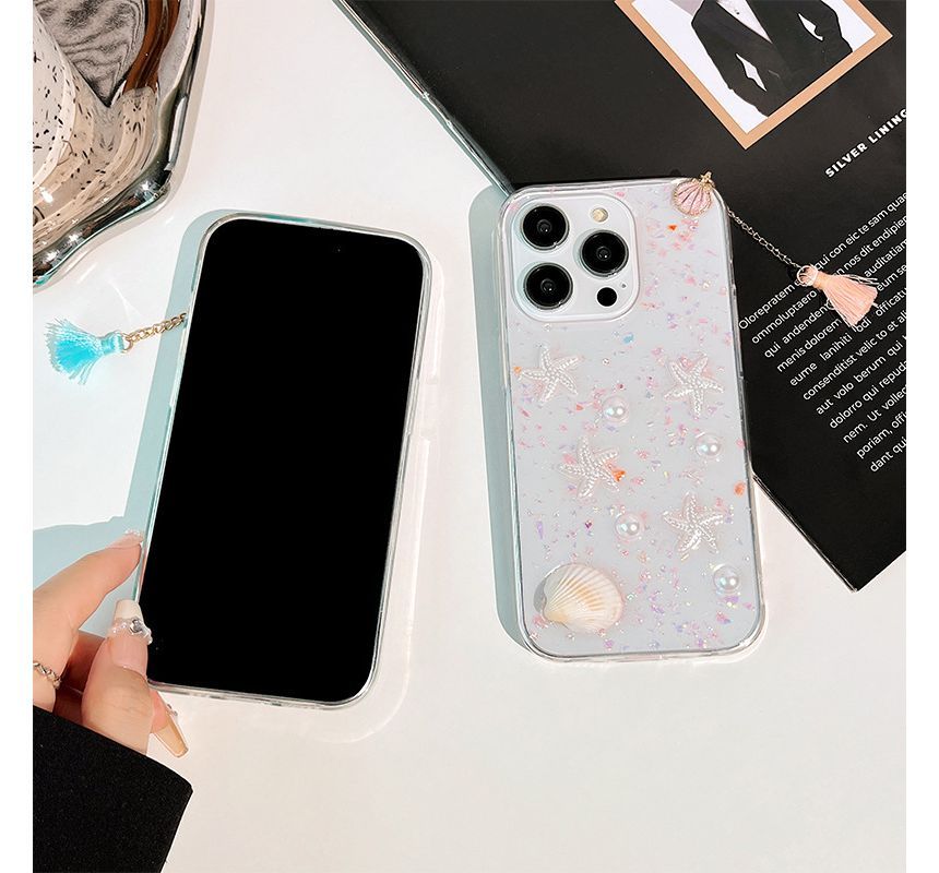 Transparent Phone Starfish Case Shell