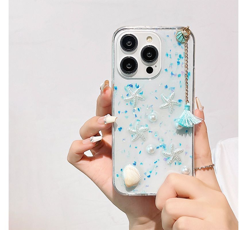 Transparent Phone Starfish Case Shell