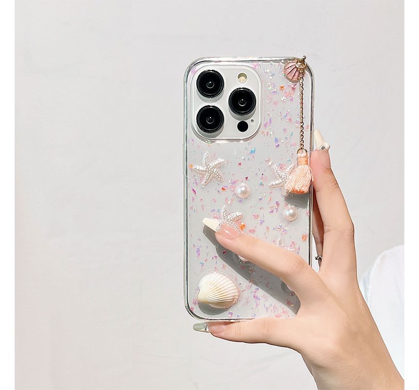 Transparent Phone Starfish Case Shell