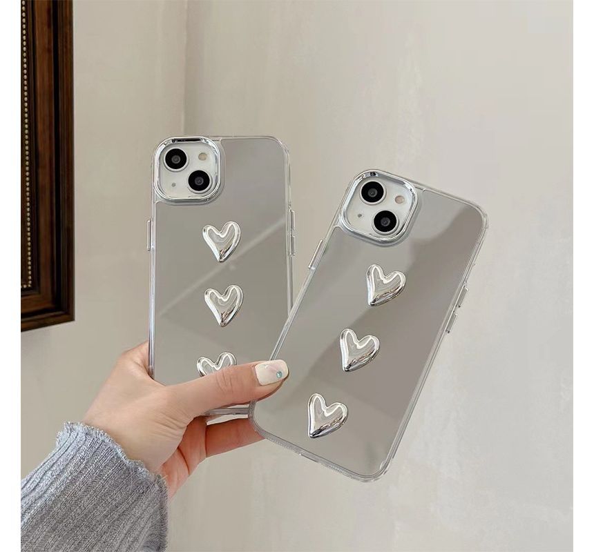 Case Phone Mirrored Heart