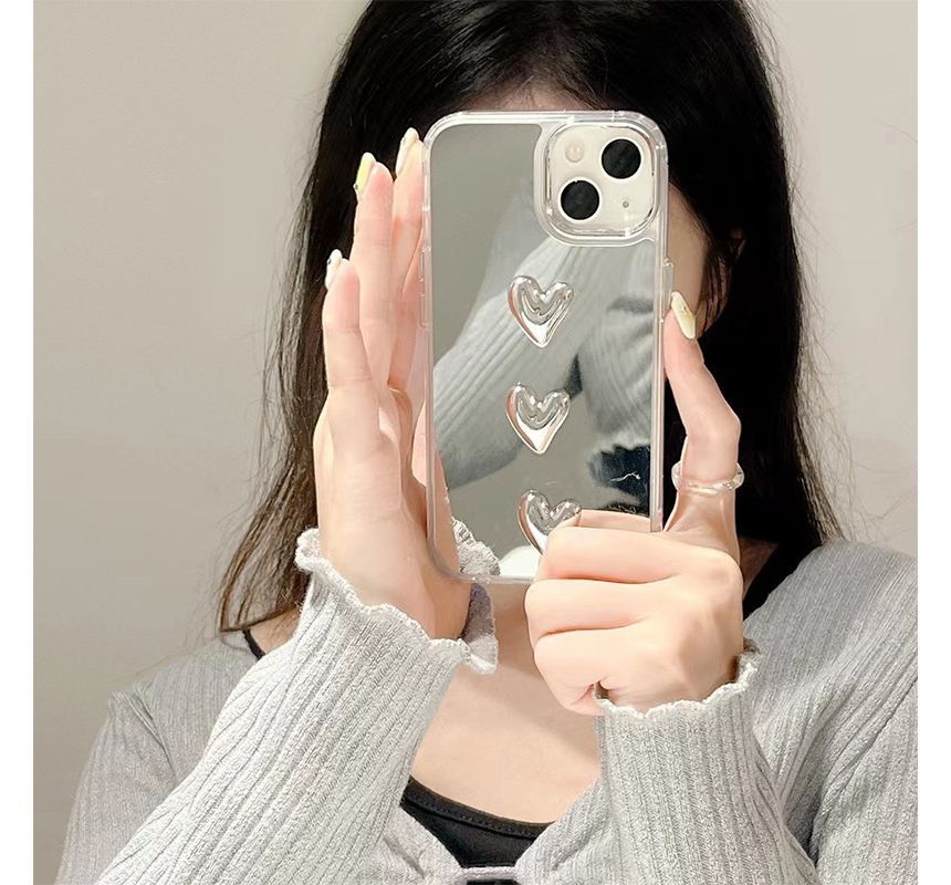 Case Phone Mirrored Heart