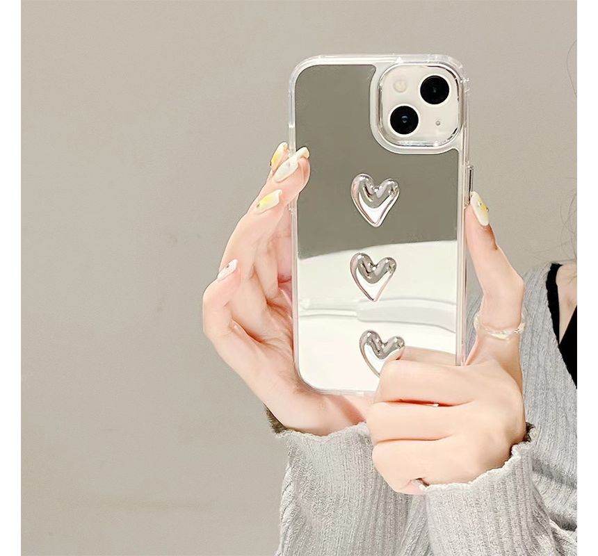 Case Phone Mirrored Heart