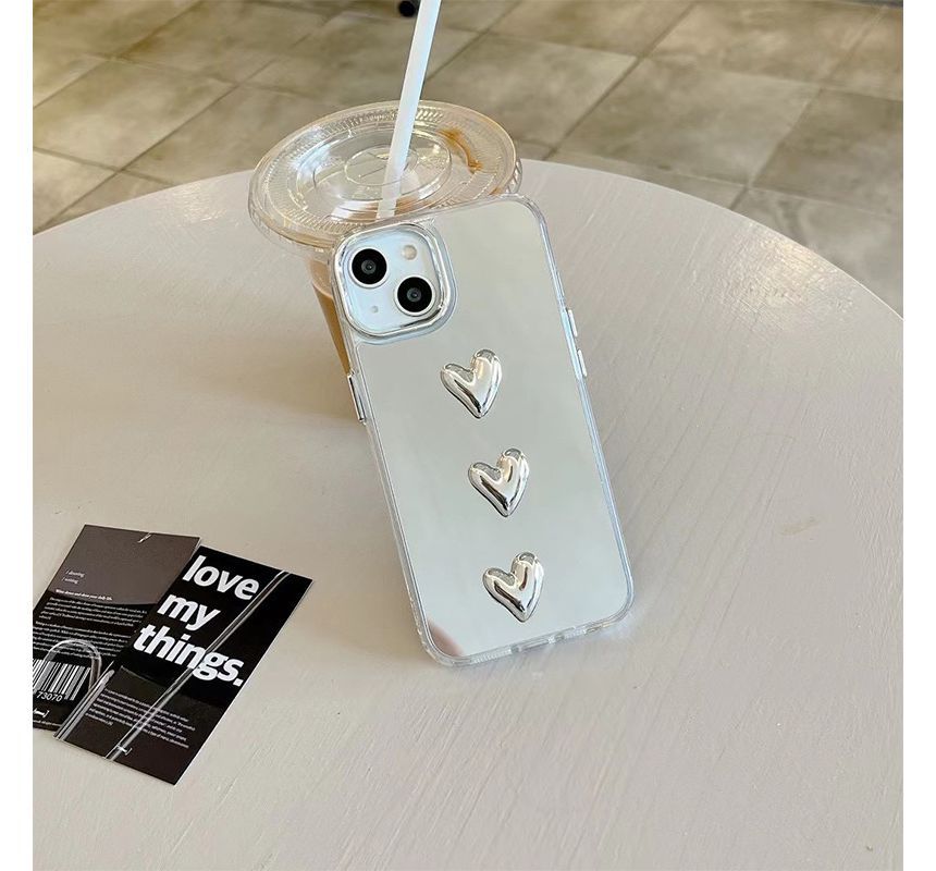 Case Phone Mirrored Heart