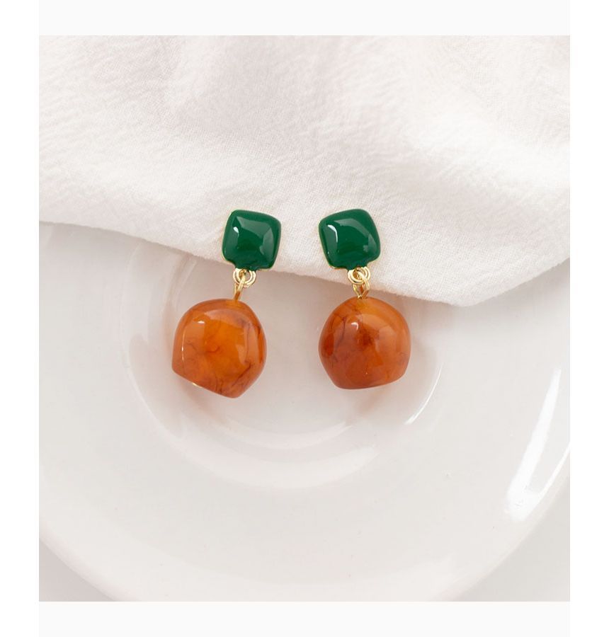 Earring / Drop Geometric On Clip