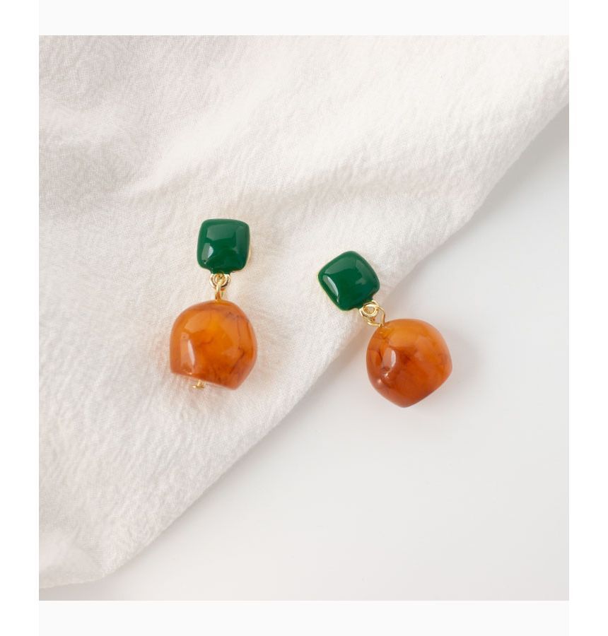 Earring / Drop Geometric On Clip