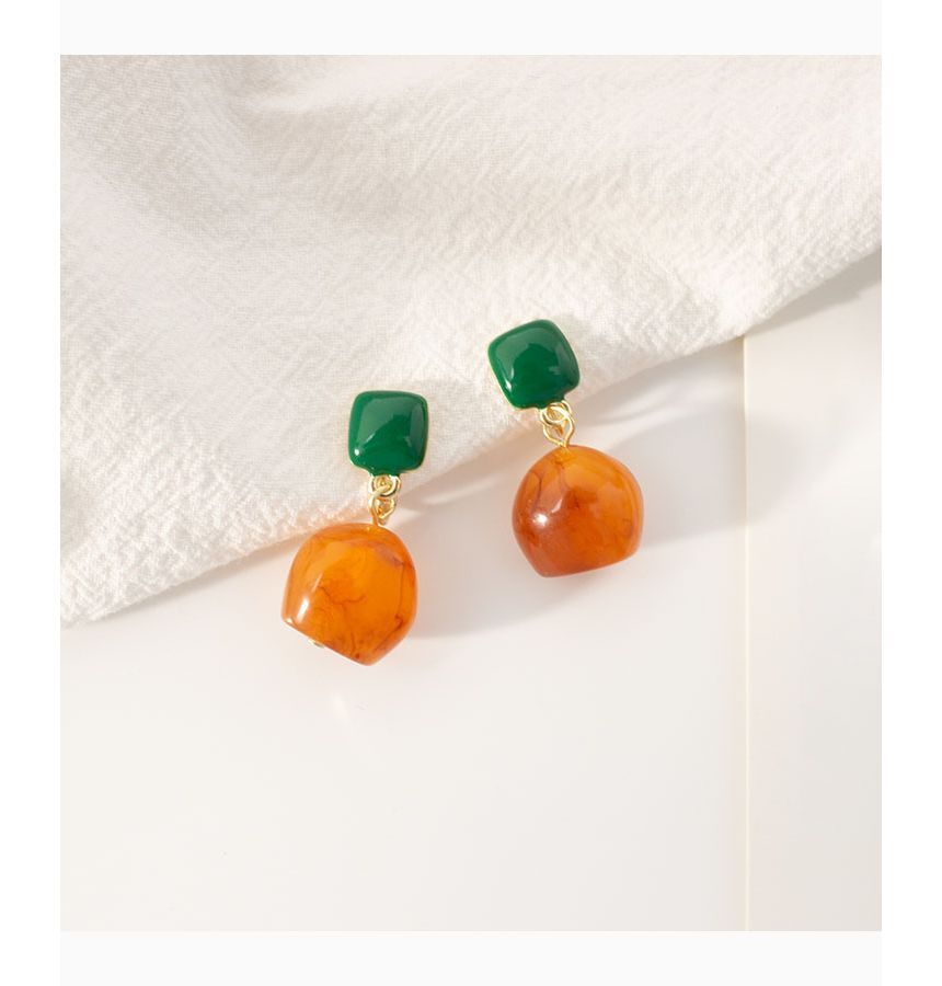 Earring / Drop Geometric On Clip