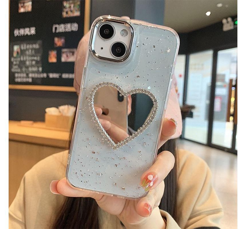 Heart Mirrored Phone Case