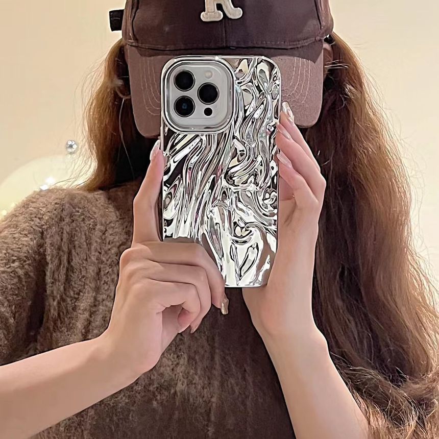 Case Metallic Phone Textured