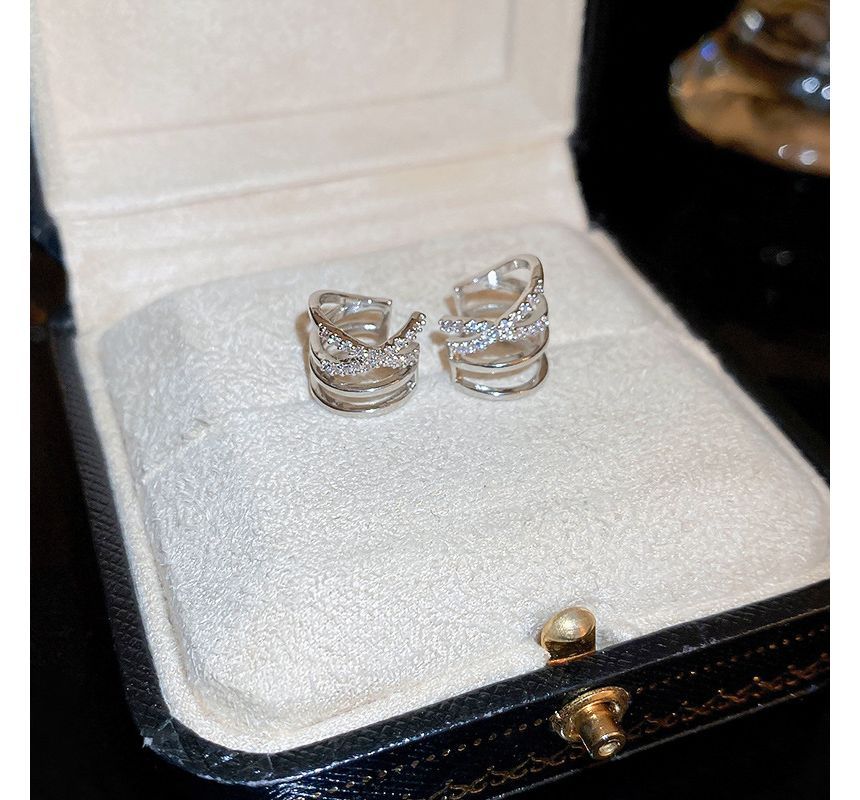 Layered Earring Alloy Cuff