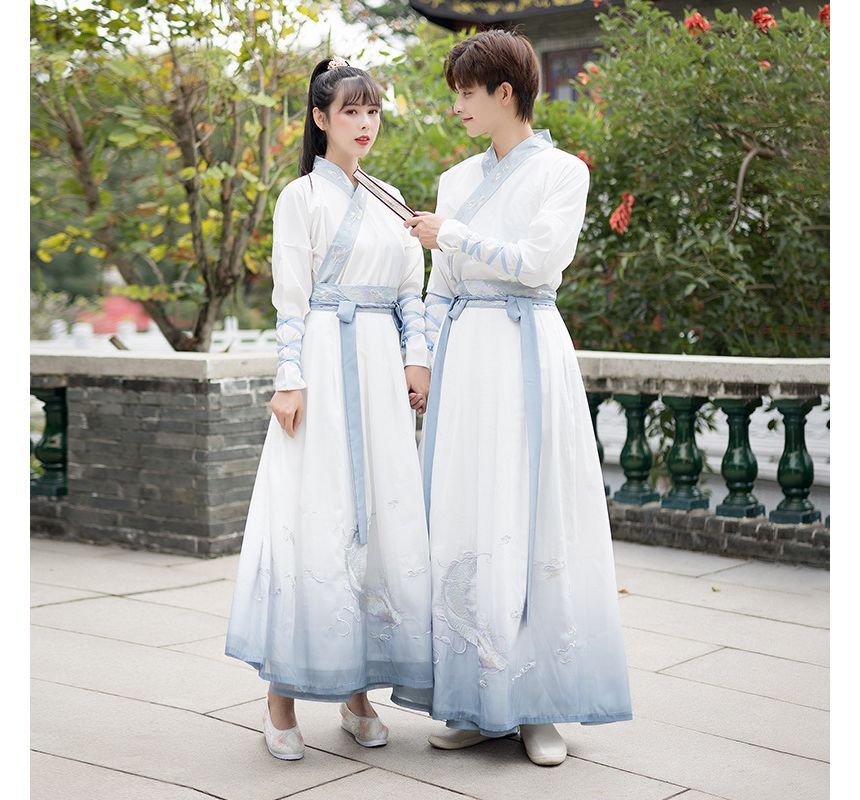 Dragon Embroidered Hanfu Jacket / Long