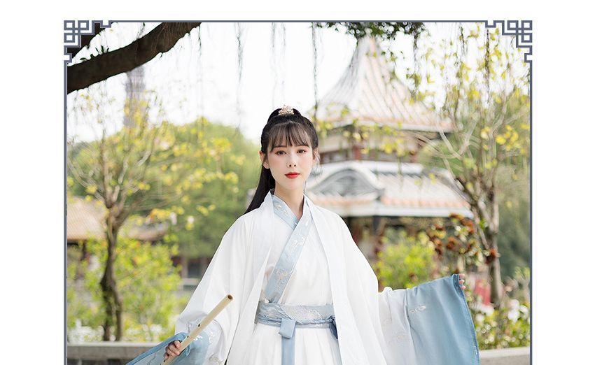 Dragon Embroidered Hanfu Jacket / Long