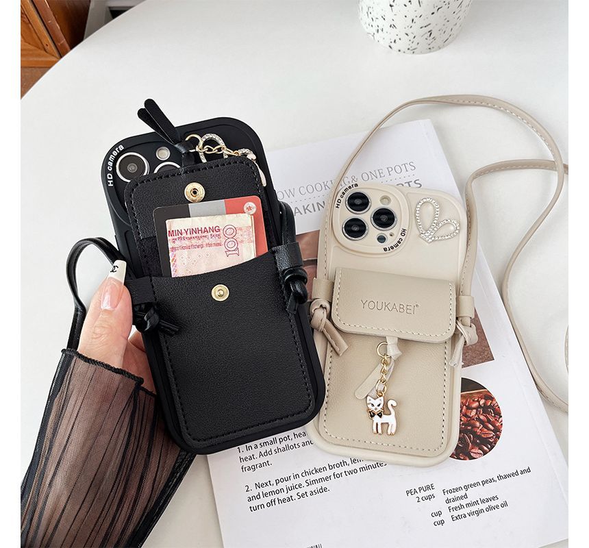 Holder Phone Cat Pendant Case Card