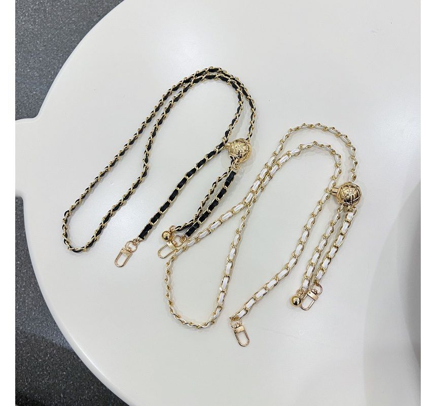 Lanyard Chain Faux Phone Leather