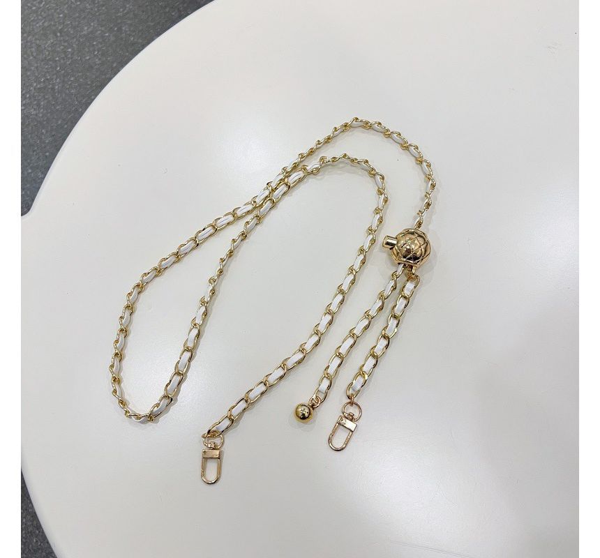 Lanyard Chain Faux Phone Leather